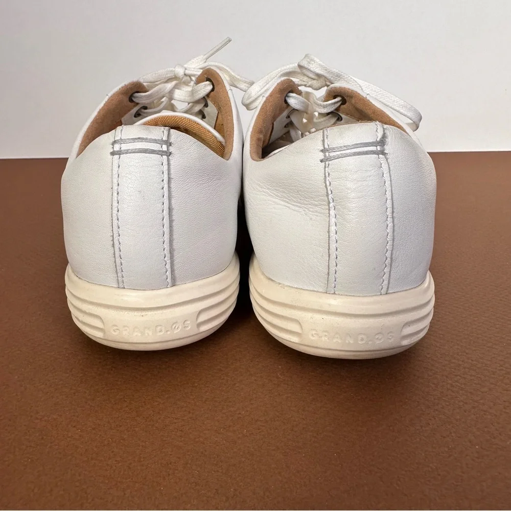 Cole Haan Men’s Grand Crosscourt II White Leather Sneakers C26515 - Size 10M - Picture 6 of 10
